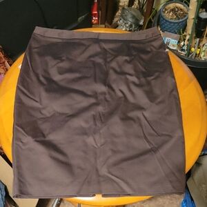 Worthington Dark Brown Pencil Skirt